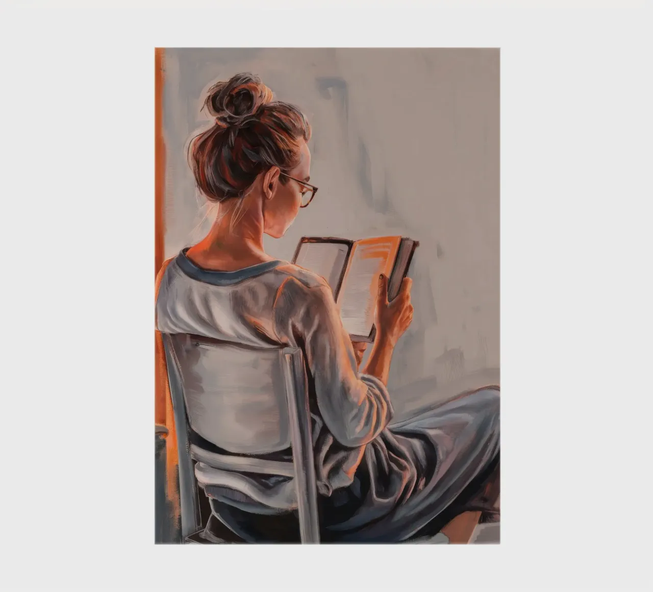 Sunlit Quiet Read notebook by Solestice Strokes