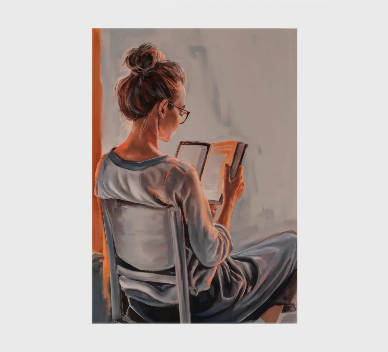 Sunlit Quiet Read notebook by Solestice Strokes