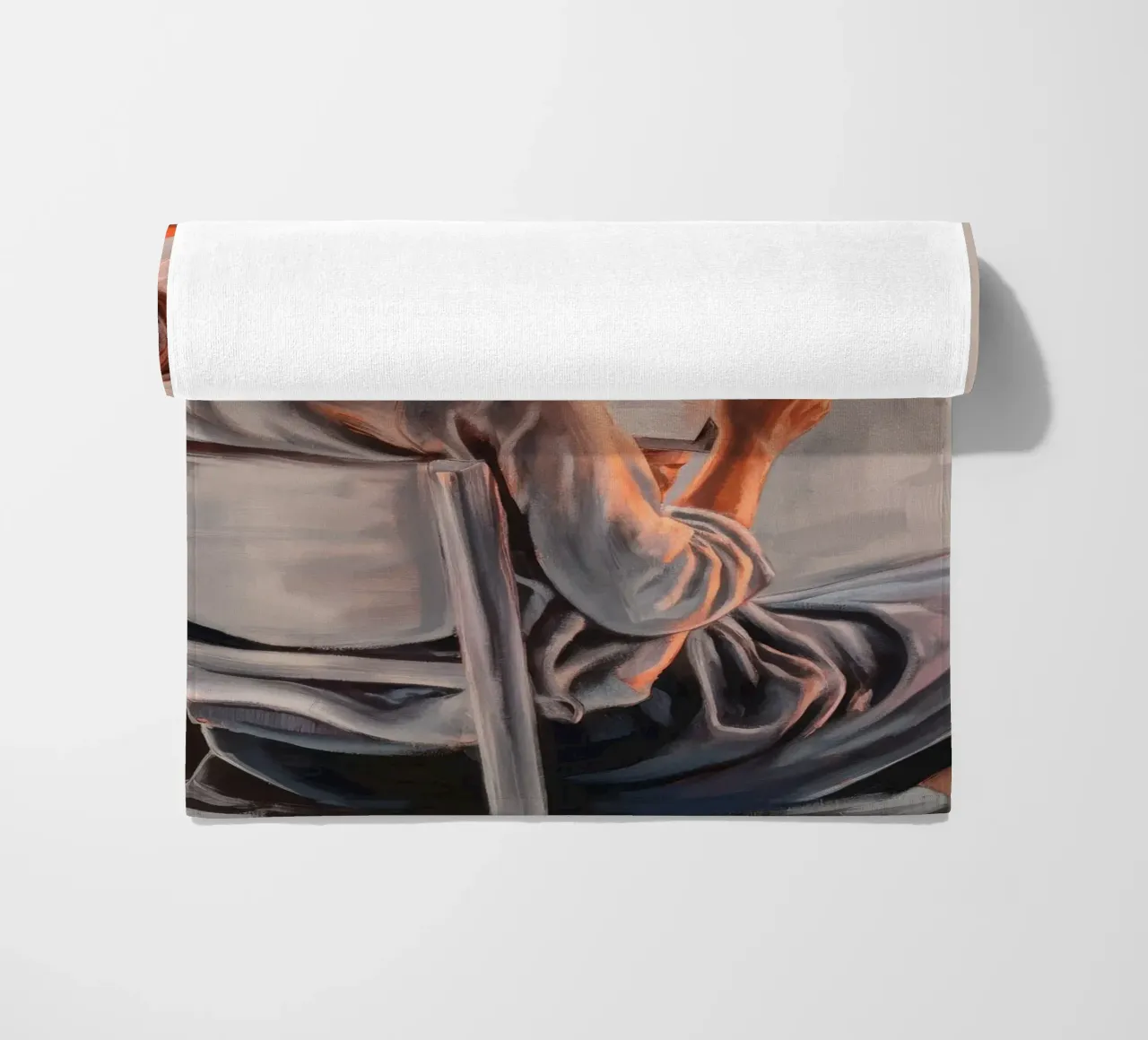 Sunlit Quiet Read beach towel by Solestice Strokes