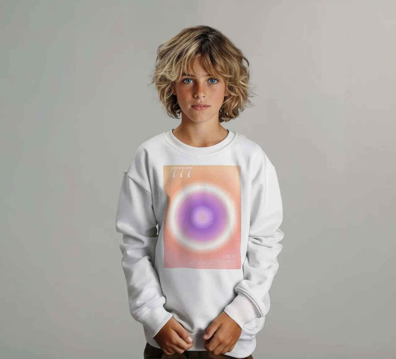 Stampa aura, Angelo numero 777, Fortuna felpa bambino da Dreamscape