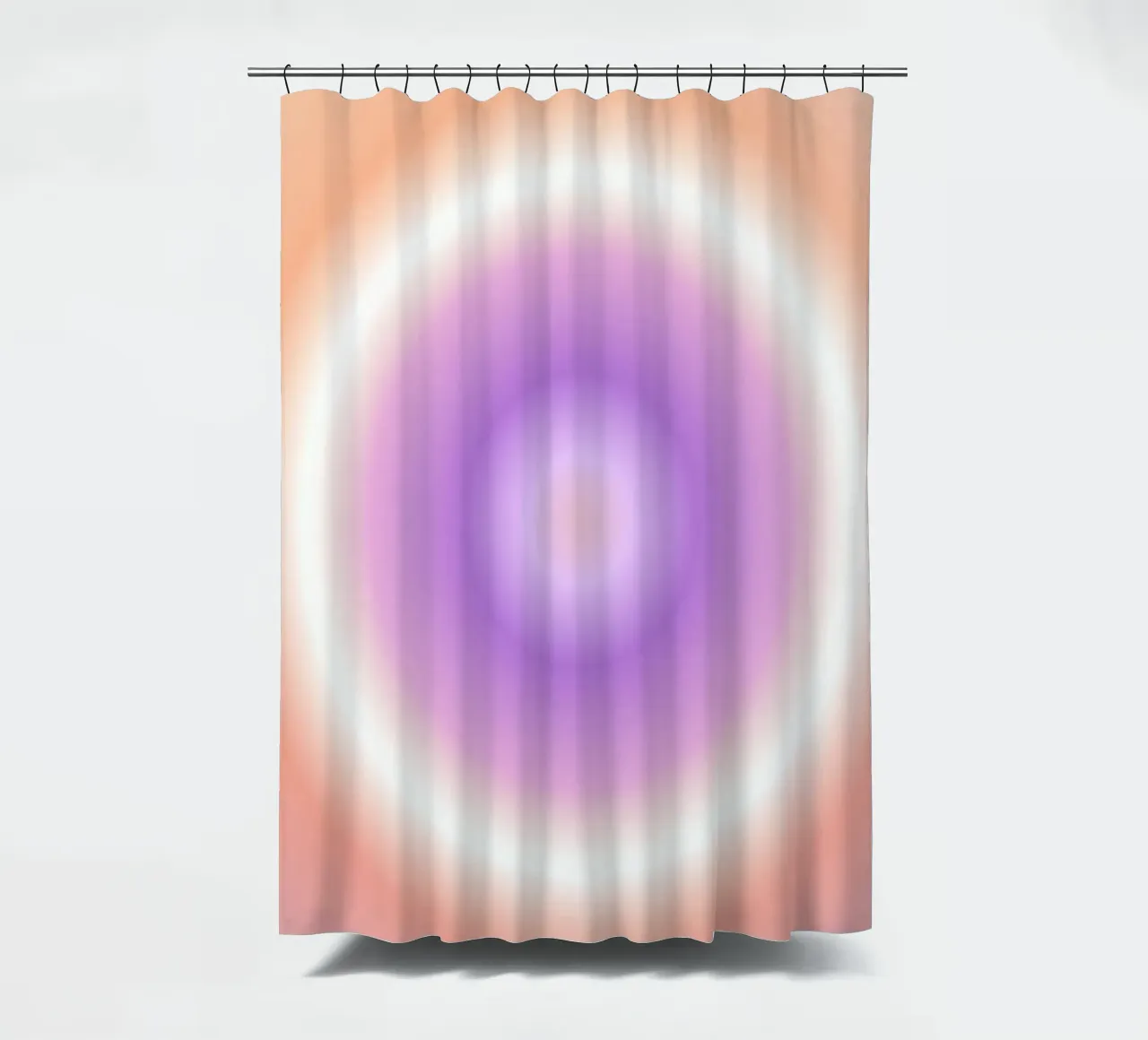 Aura Print, Angel Number 777, Luck shower curtain by Dreamscape