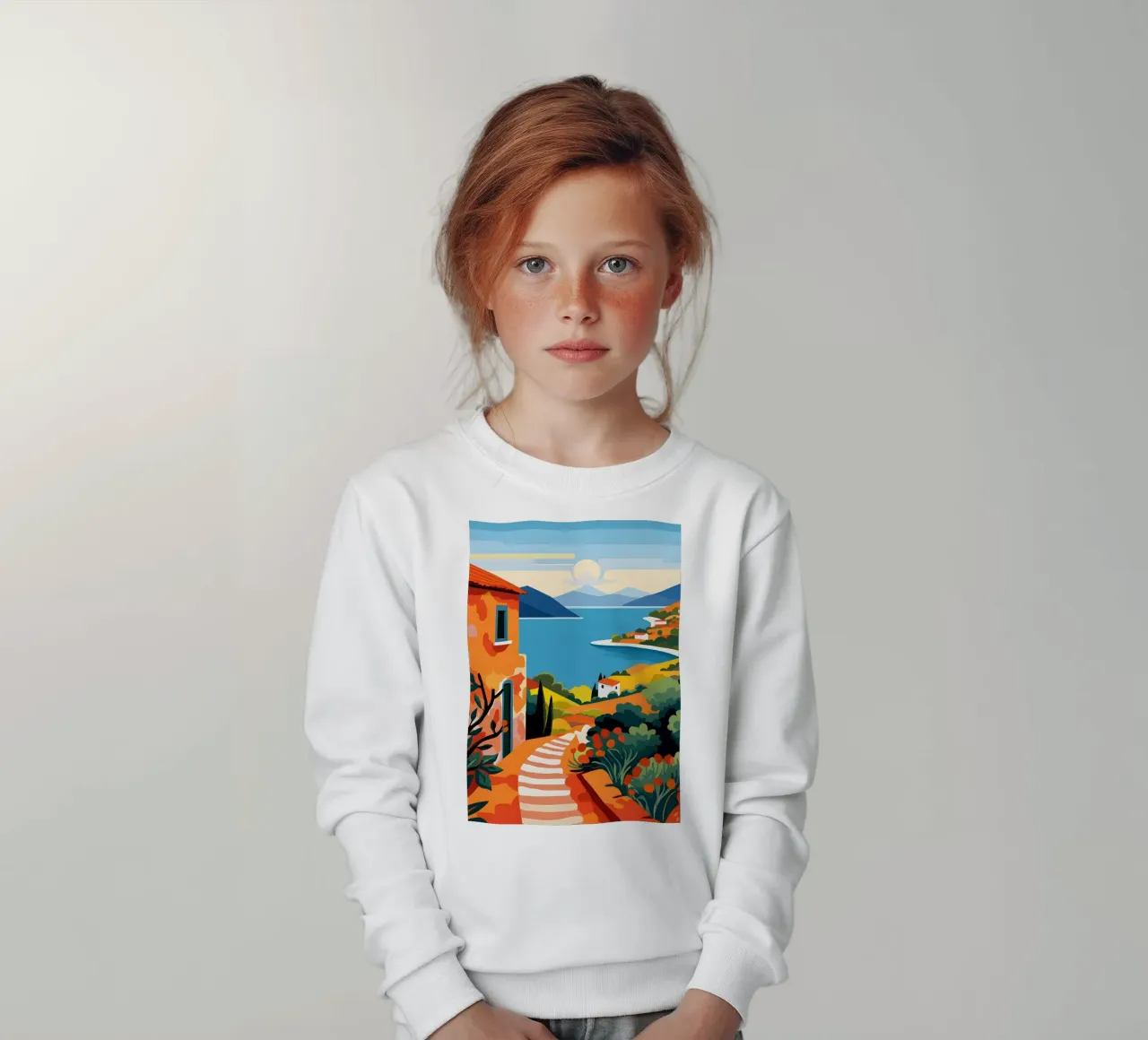 Village kids sweatshirt by LisaArtes