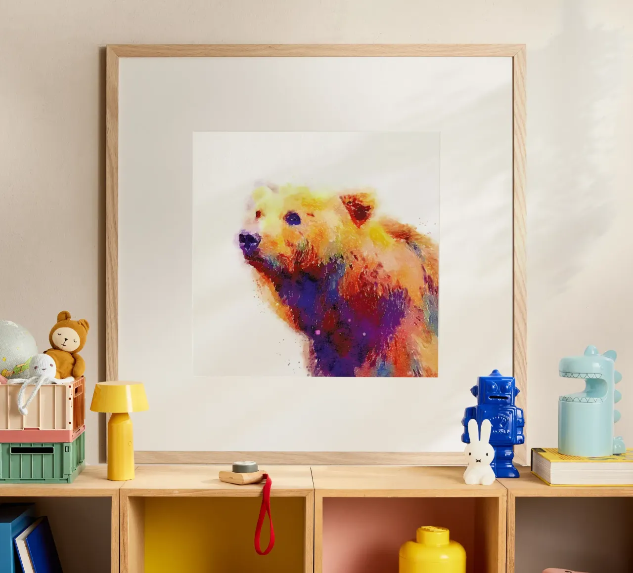 The Protective poster con telaio in legno da Jacqueline Maldonado