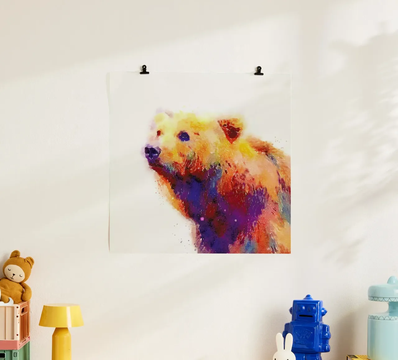 The Protective poster con telaio in legno da Jacqueline Maldonado