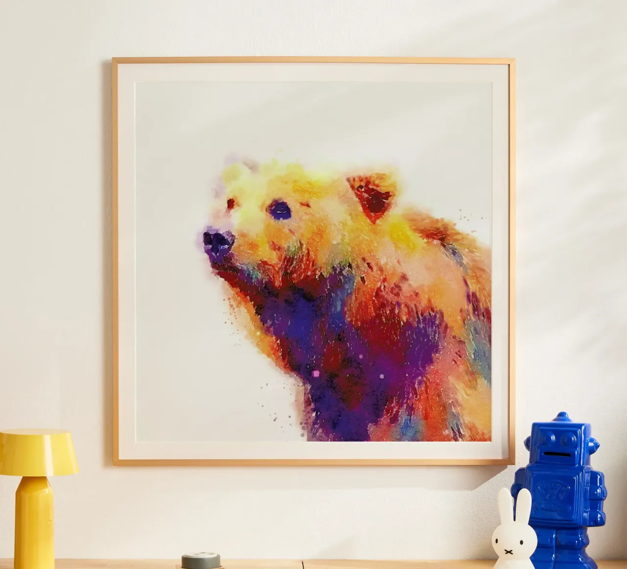 The Protective poster con telaio in legno da Jacqueline Maldonado