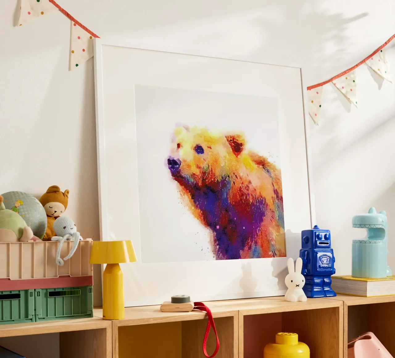 The Protective poster con telaio in legno da Jacqueline Maldonado