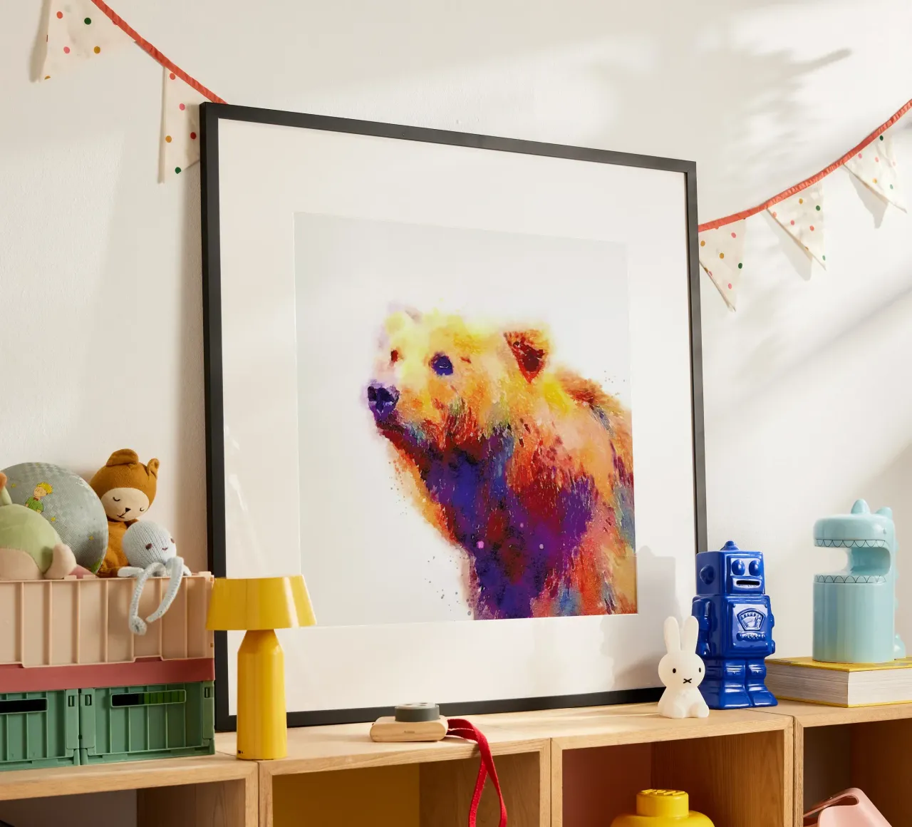 The Protective poster con telaio in legno da Jacqueline Maldonado