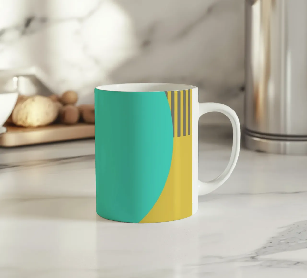 Punkt II Keramik Tasse von Rose Beck Art