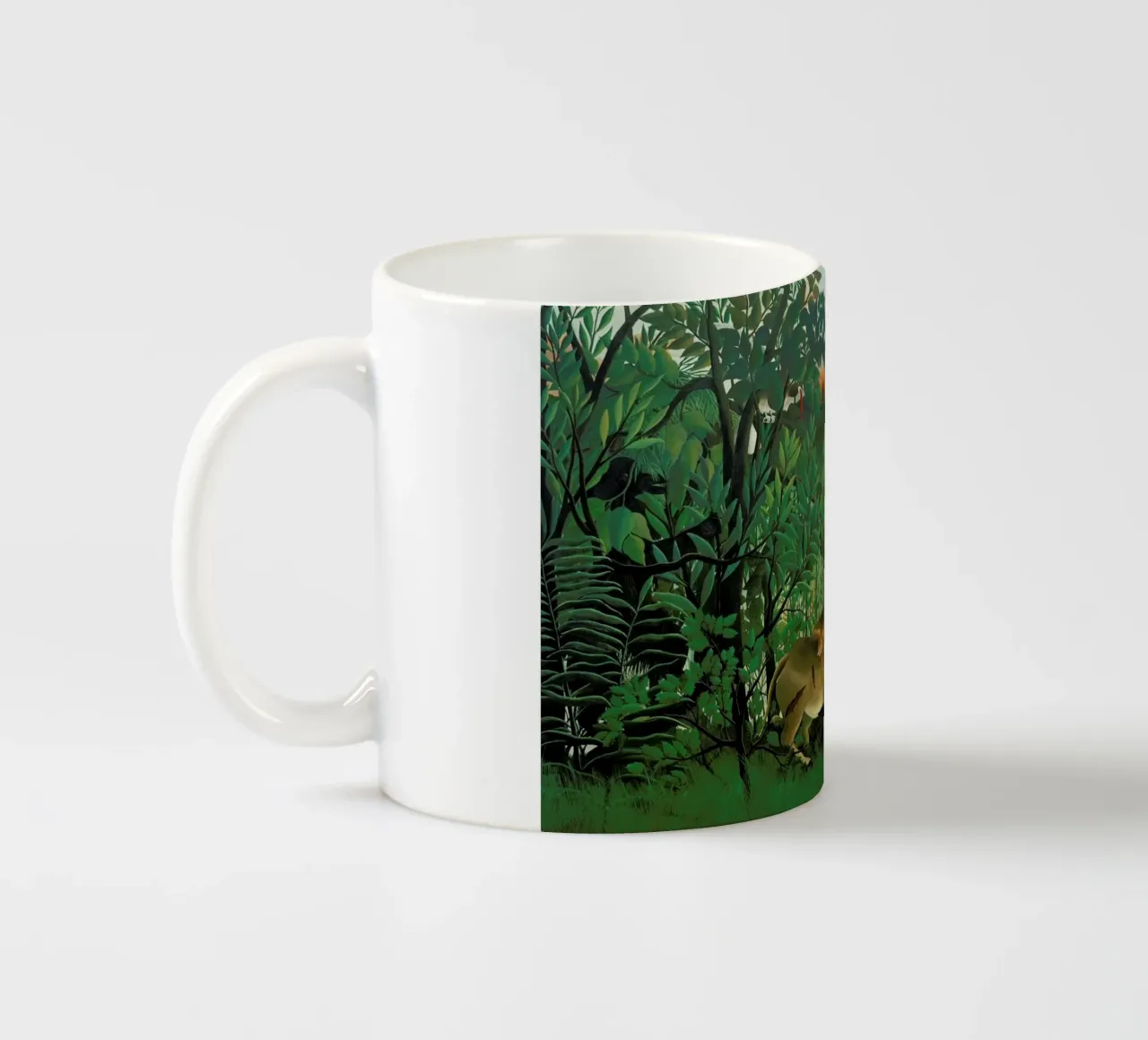 Rousseau - The Hungry Lion tazza in ceramica da ARTOTHEK