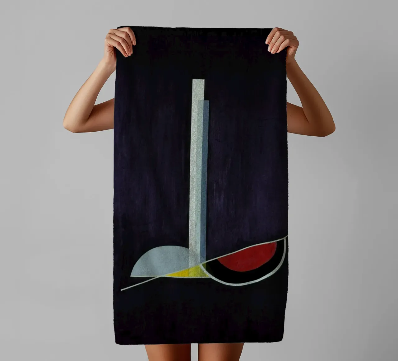László Moholy-Nagy - Composition K IV asciugamano da bagno da ARTOTHEK