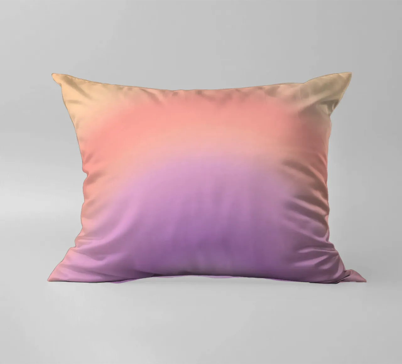 Aura Print, Gradient Print, Pink Vibrant Poster decorative cushion by Dreamscape