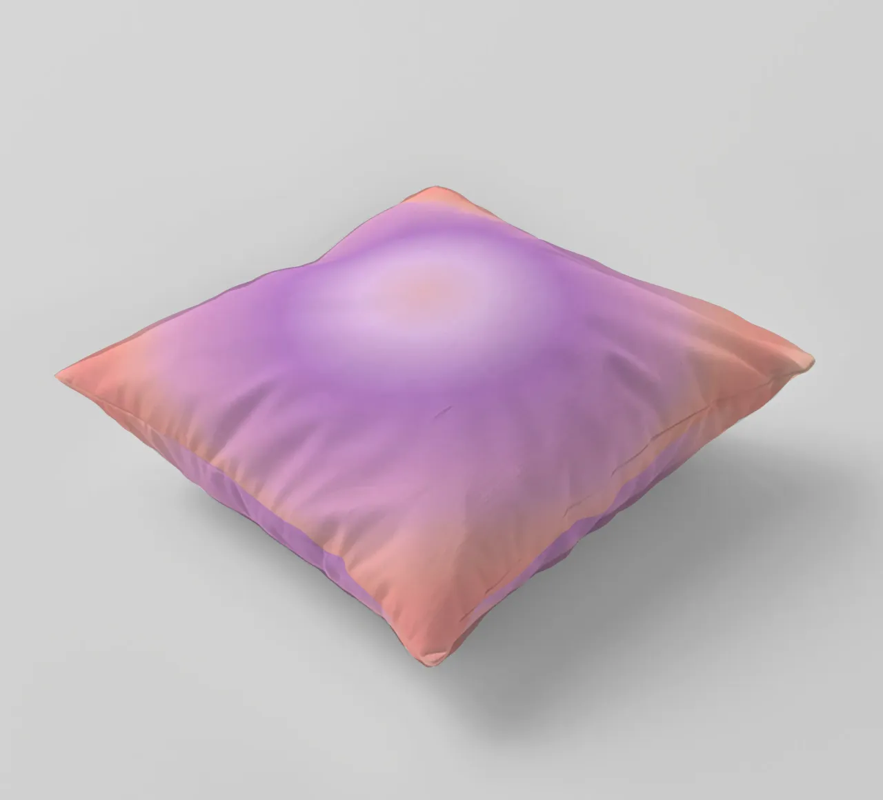 Aura Print, Gradient Print, Pink Vibrant Poster decorative cushion by Dreamscape