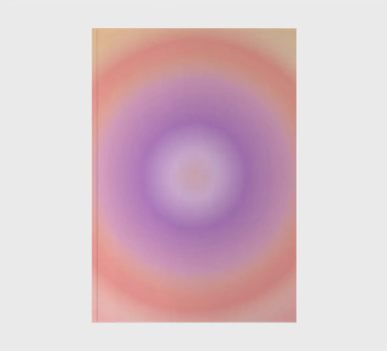 Aura Print, Gradient Print, Pink Vibrant Poster notebook by Dreamscape