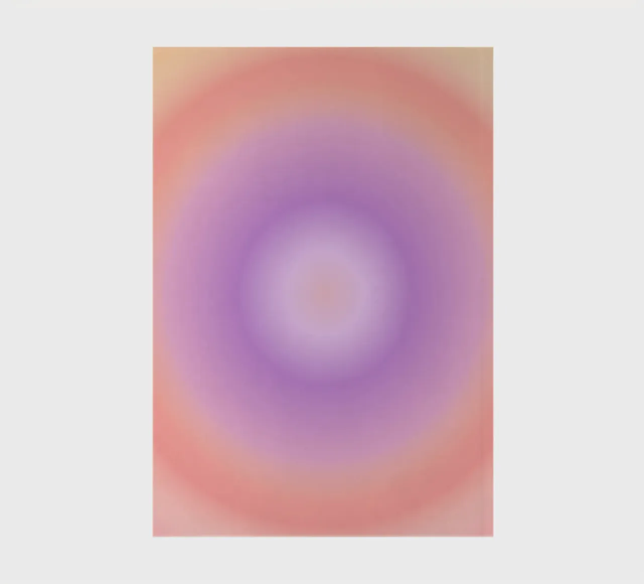 Aura Print, Gradient Print, Pink Vibrant Poster notebook by Dreamscape