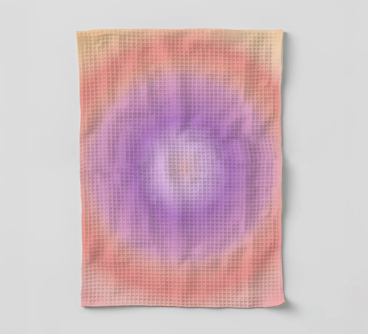 Aura Print, Gradient Print, Pink Vibrant Poster tea towel by Dreamscape
