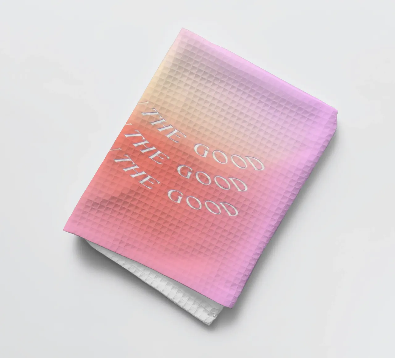 Focus on the good, Aura Print, Gradient Wall Art torchon de Dreamscape