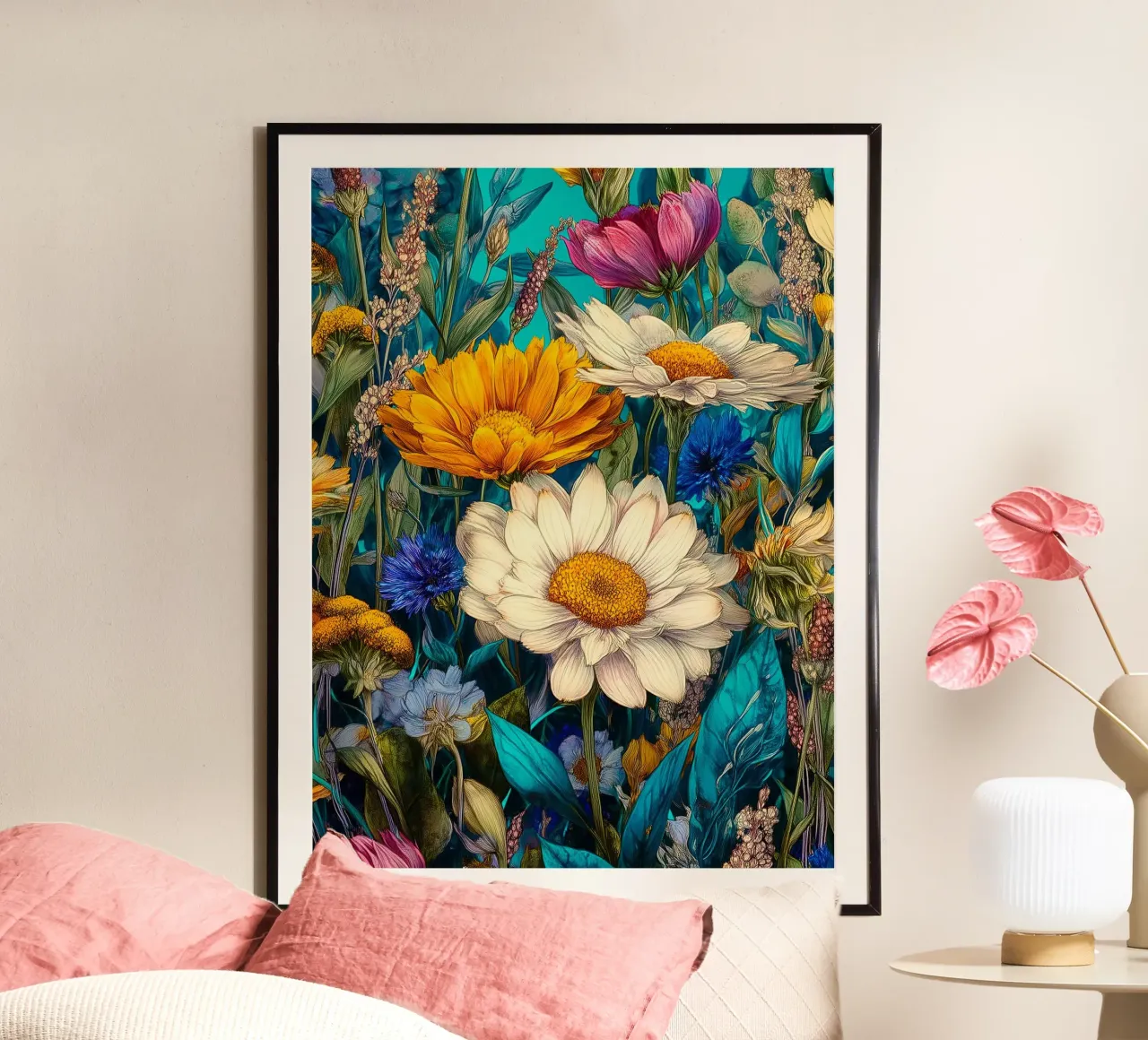 Beautiful Flower Garden E poster da Mateo