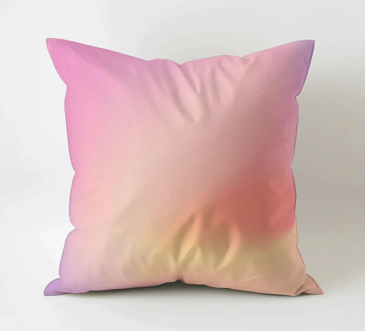 Angelo numero 777, stampa aura gradiente, poster rosa arancio cuscino da Dreamscape