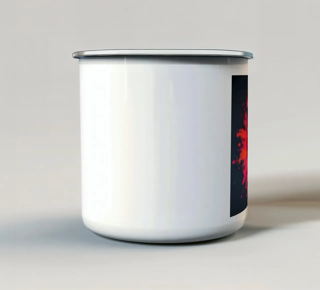 The colorful Bernese Mountain Dog #7 enamel mug by Yumis.Beargang.and.Me