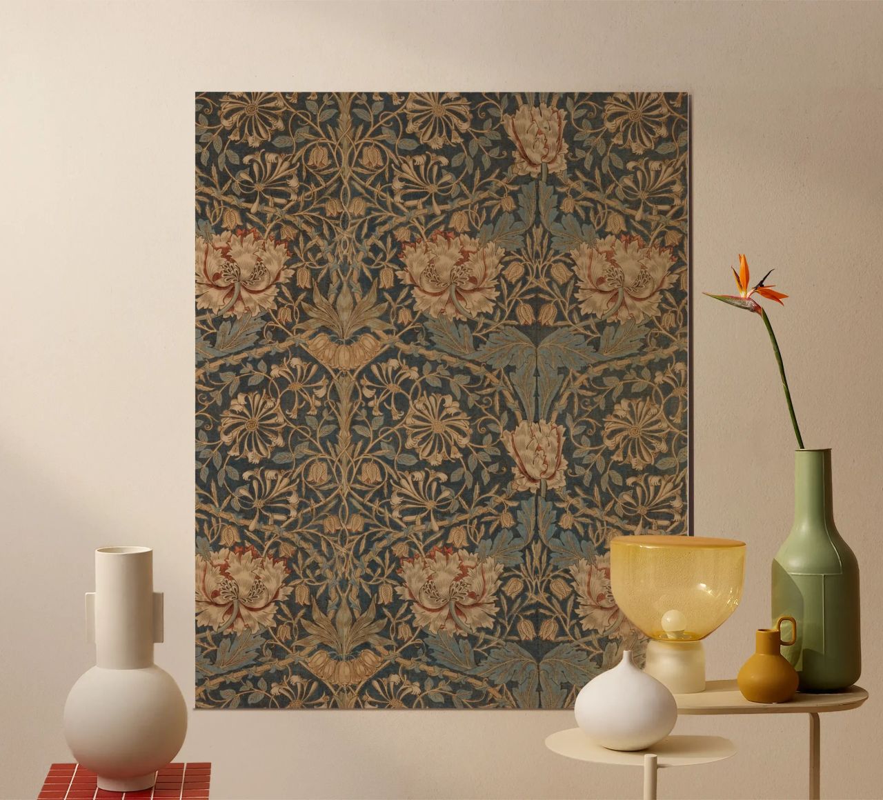 William Morris - Caprifoglio (1876 circa) | Floreale dell'epoca vittoriana poster da Analic