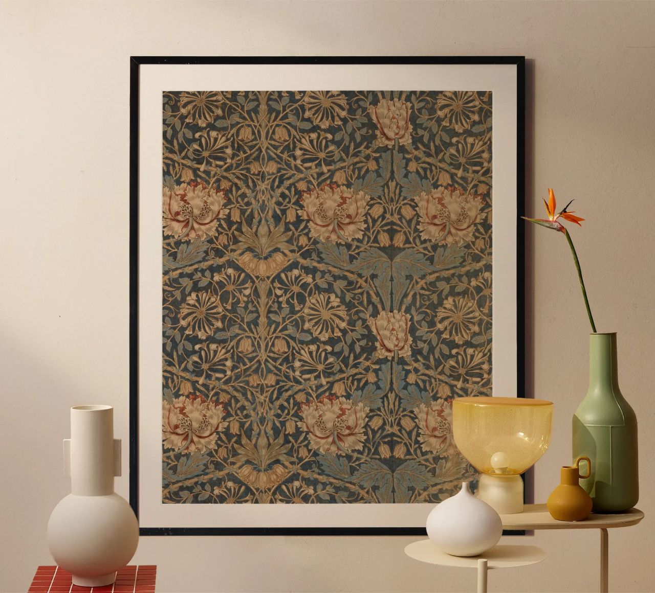 William Morris - Caprifoglio (1876 circa) | Floreale dell'epoca vittoriana poster da Analic