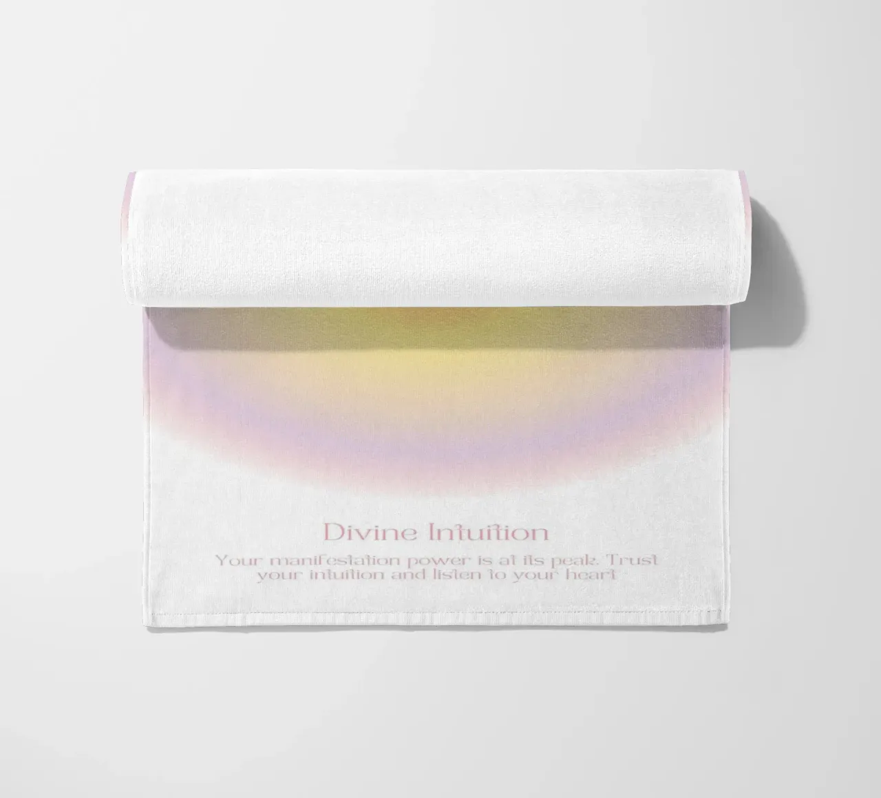 Angel Number Print, Aura Poster, Gradient Wall Art beach towel by Dreamscape