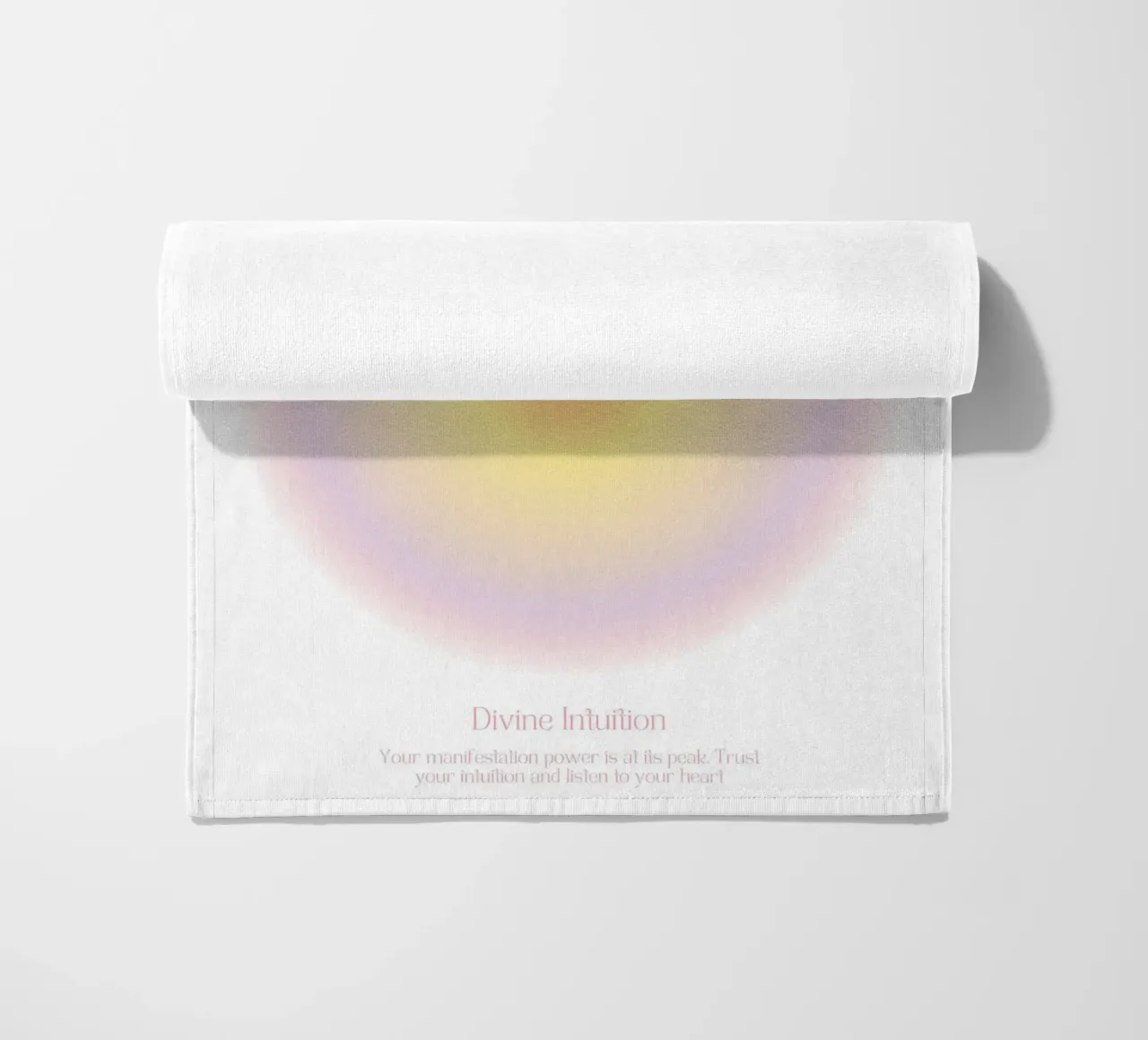 Angel Number Print, Aura Poster, Gradient Wall Art beach towel by Dreamscape
