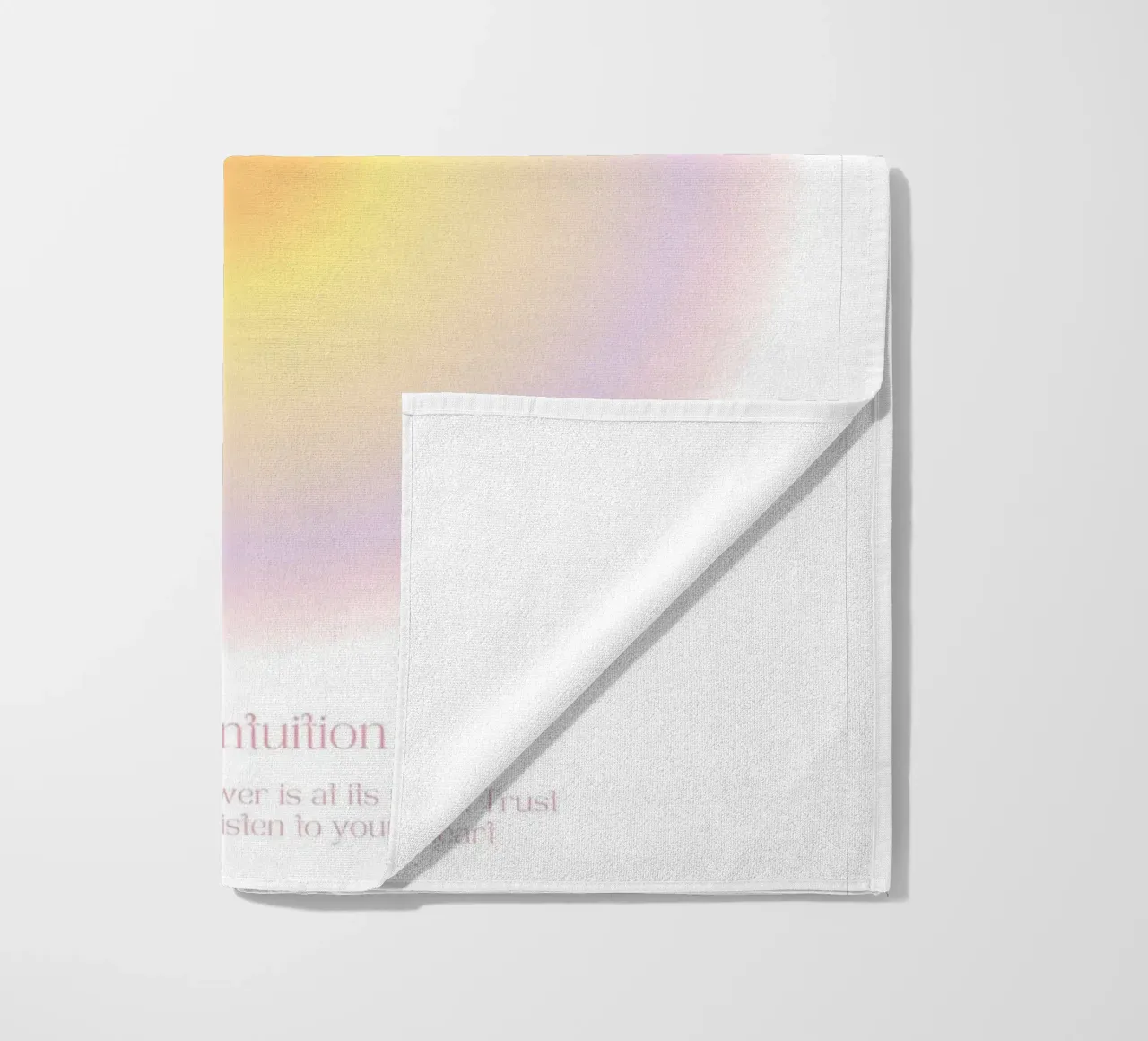 Angel Number Print, Aura Poster, Gradient Wall Art beach towel by Dreamscape