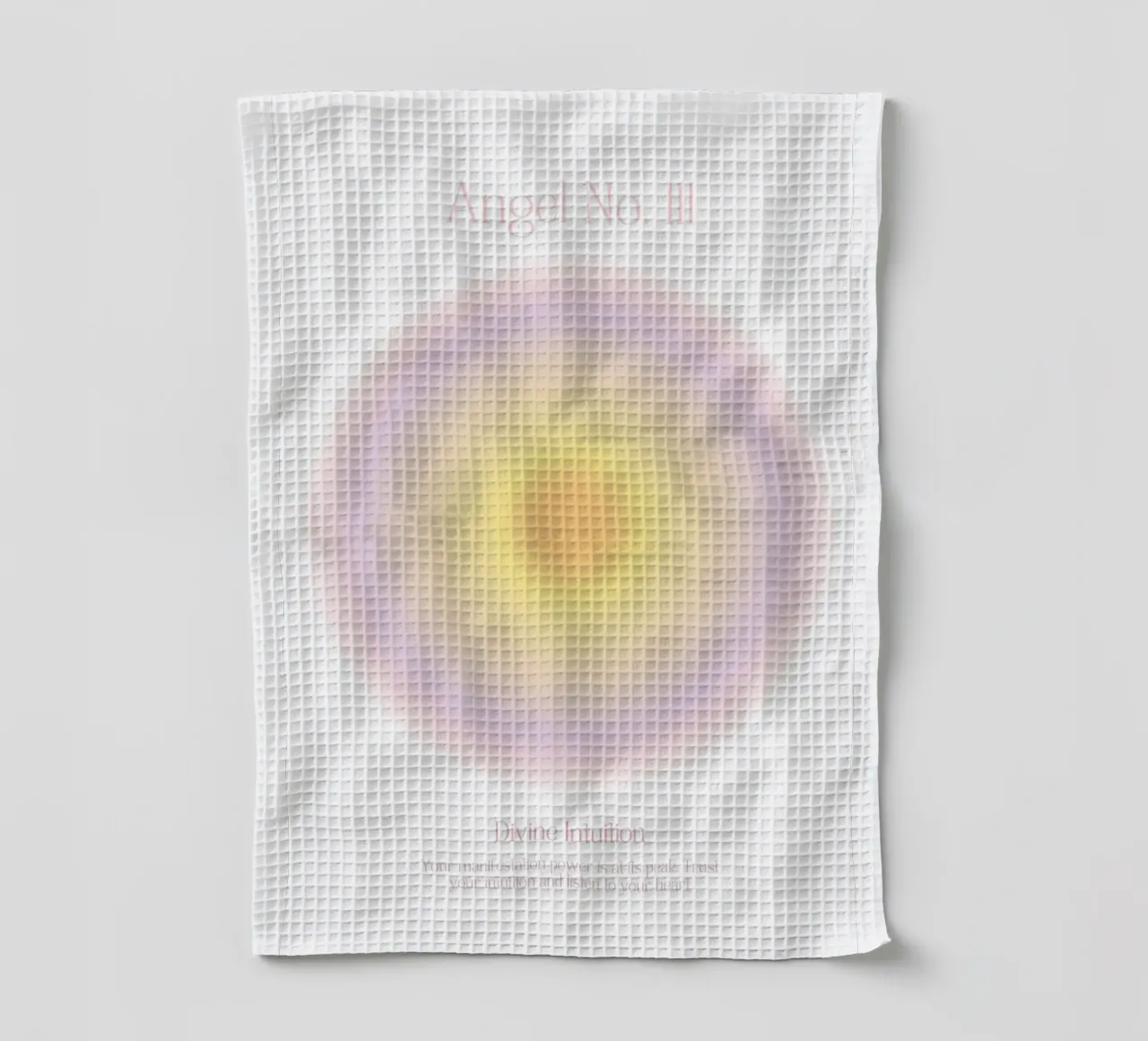 Numéro d'ange imprimé, Aura Poster, Gradient Wall Art torchon de Dreamscape