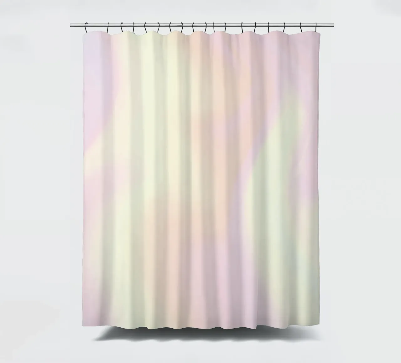 Pink Aura Print, Gradient Wall Art, Pink Pastel Poster rideau de douche de Dreamscape
