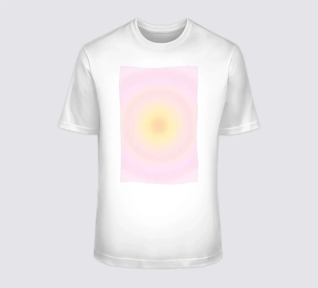 Roze Aura, Gradiënt Muurkunst t-shirt van Dreamscape