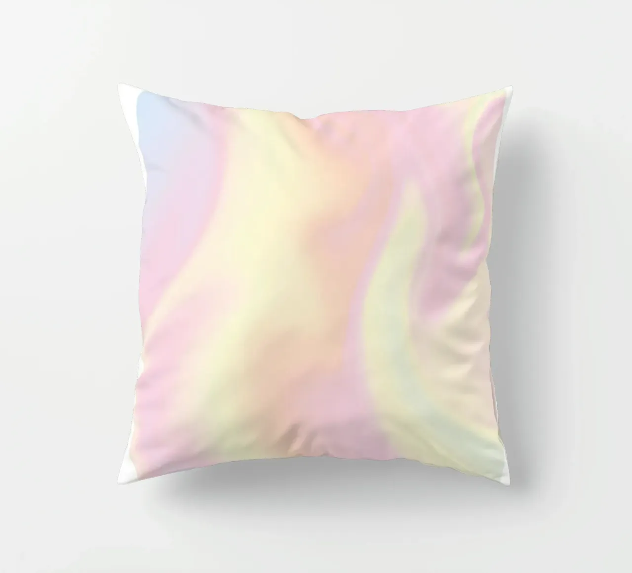 Angel Number 111, Intuition Print, Aura Poster, Gradient Art decorative cushion by Dreamscape