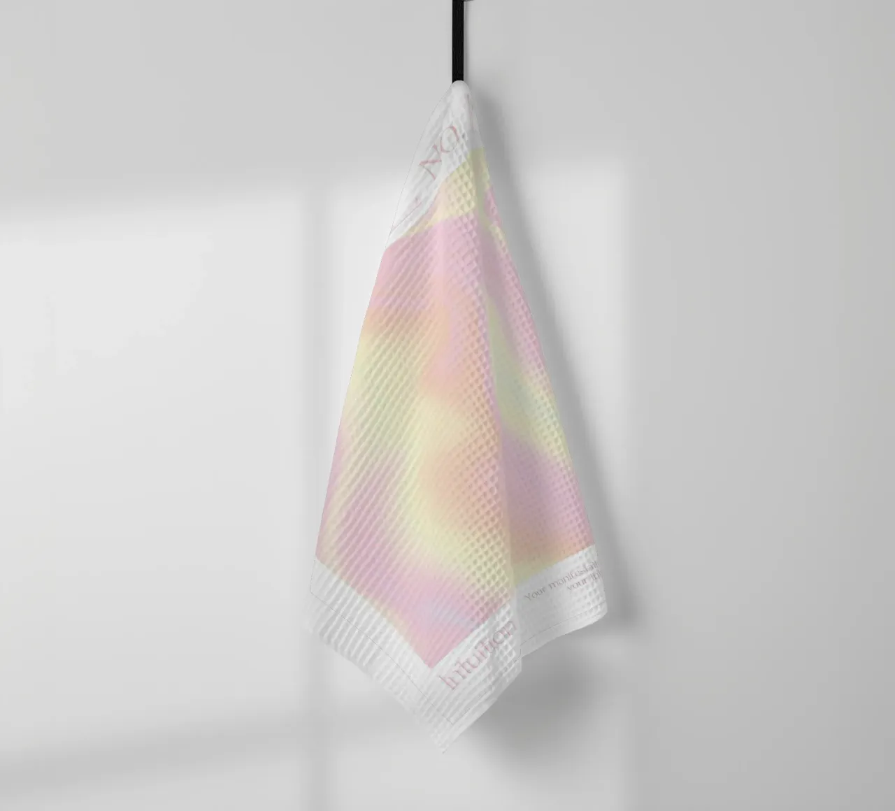 Angel Number 111, Intuition Print, Aura Poster, Gradient Art torchon de Dreamscape