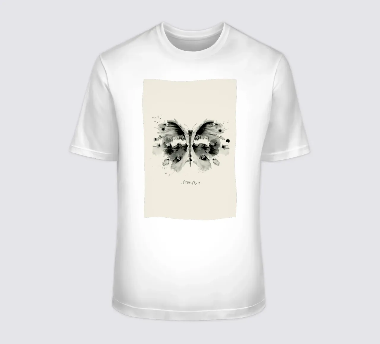 Ink Butterfly Black & White t-shirt da Flora & Fauna