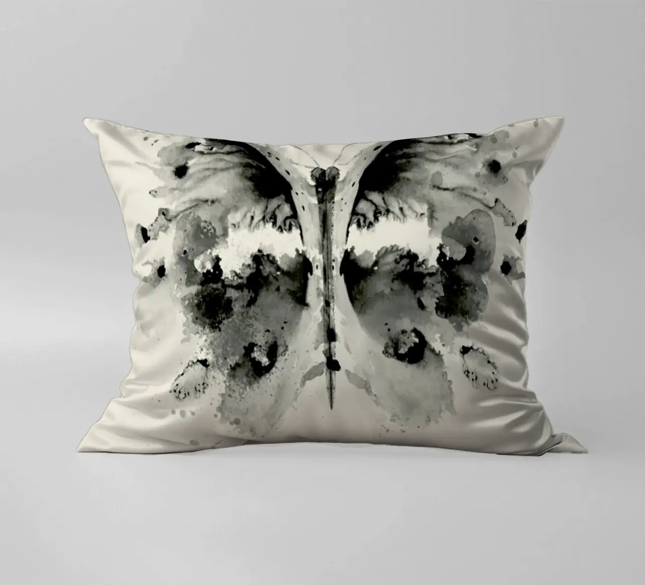 Ink Butterfly Black & White cuscino da Flora & Fauna