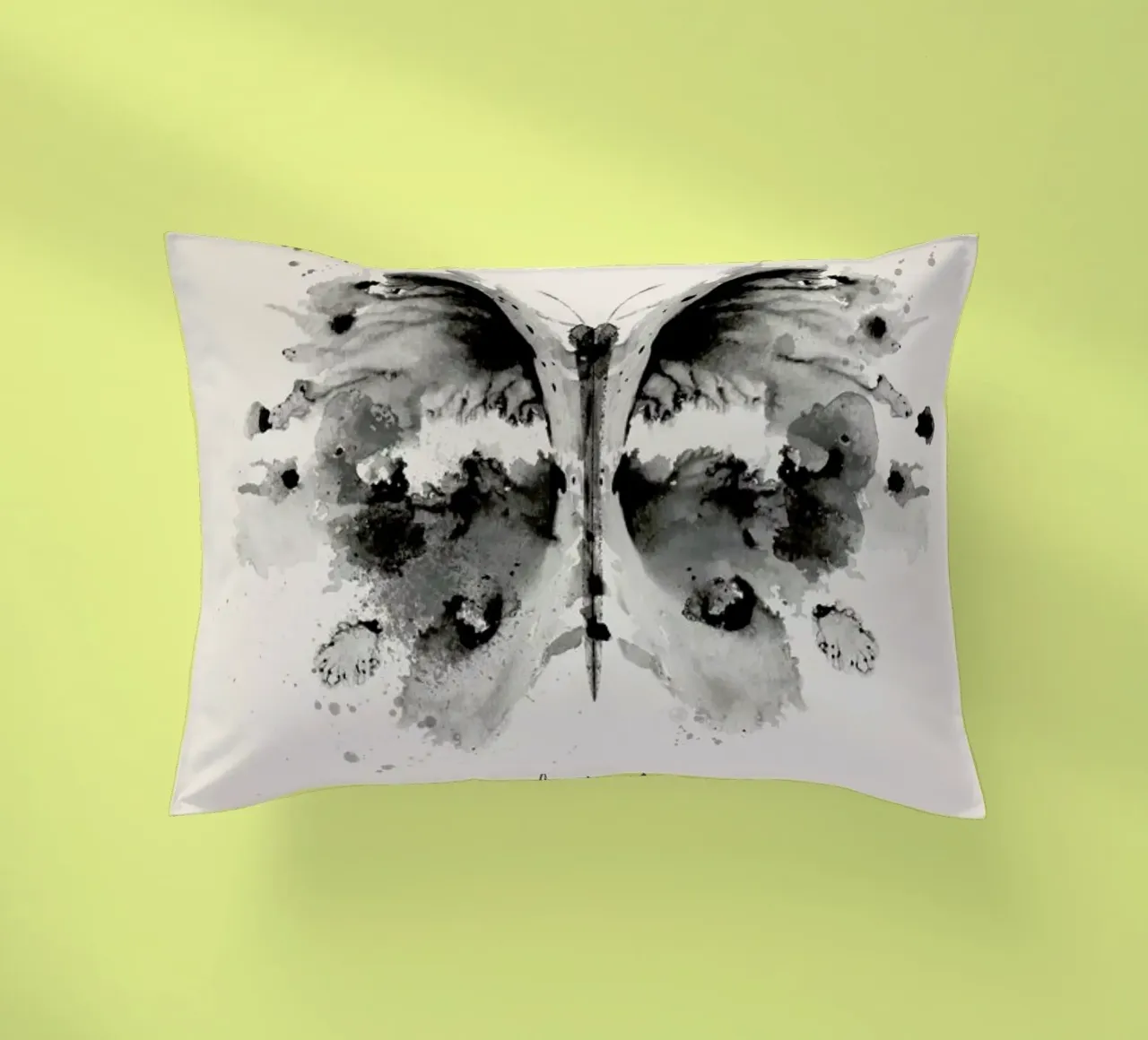 Ink Butterfly Black & White cuscino da Flora & Fauna