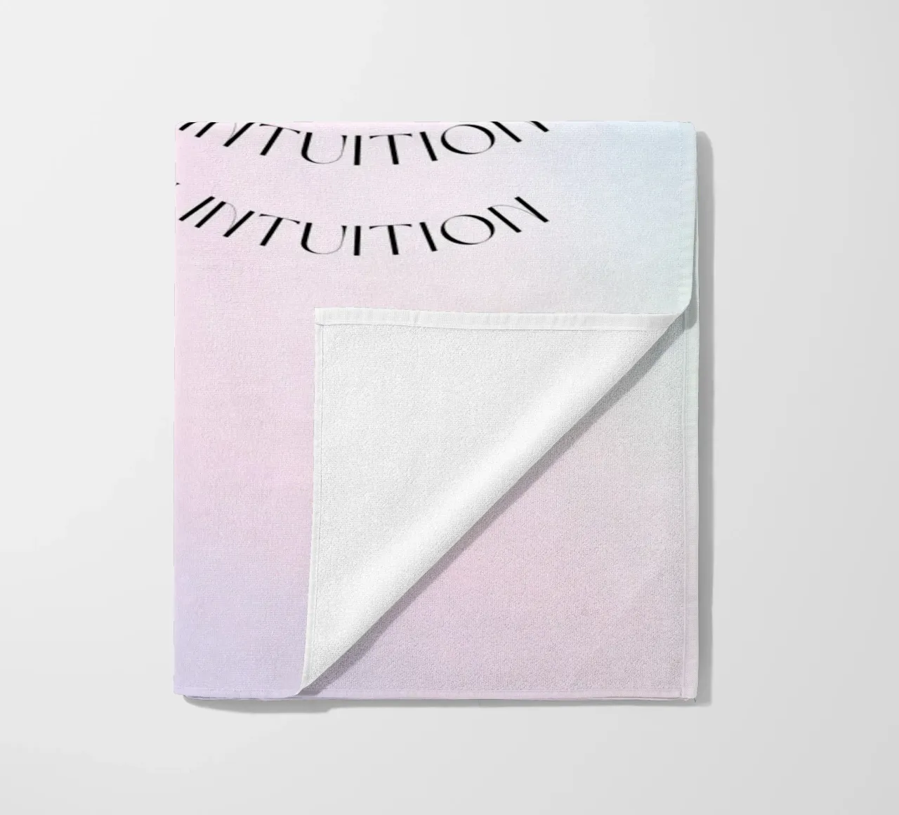 Intuition Poster, Aura Print, Manifest Print, Aura Wall Art beach towel by Dreamscape