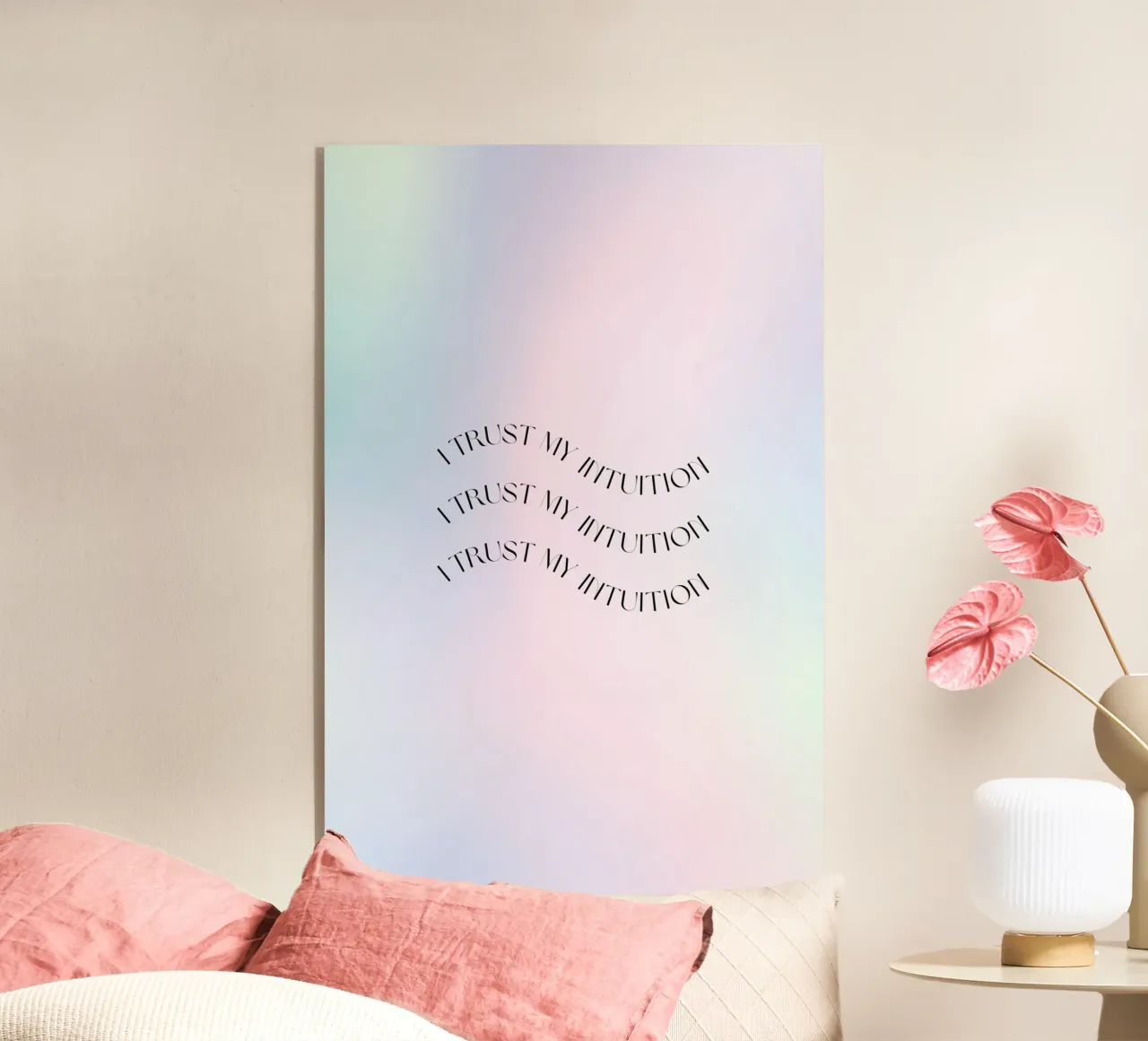 Póster Intuición, Aura Print, Manifest Print, Aura Wall Art metacrilato de Dreamscape