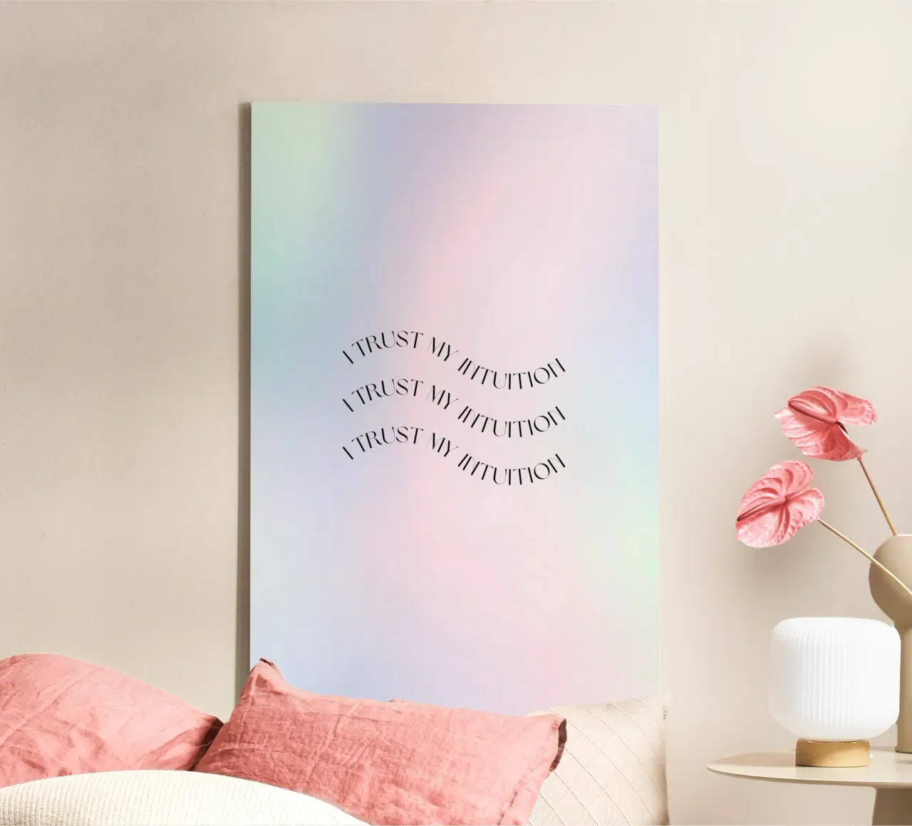 Intuition Poster, Aura Print, Manifest Print, Aura Wall Art canvas by Dreamscape