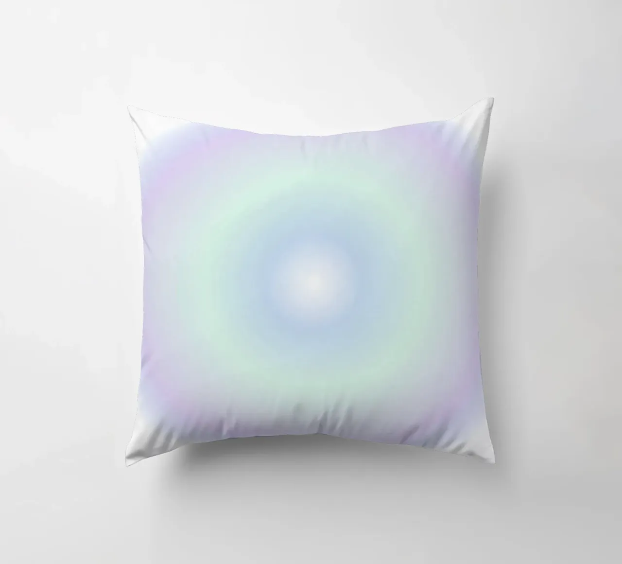 Angelo numero 222, Equilibrio, Stampa aura, Gradiente, Aura blu cuscino da Dreamscape
