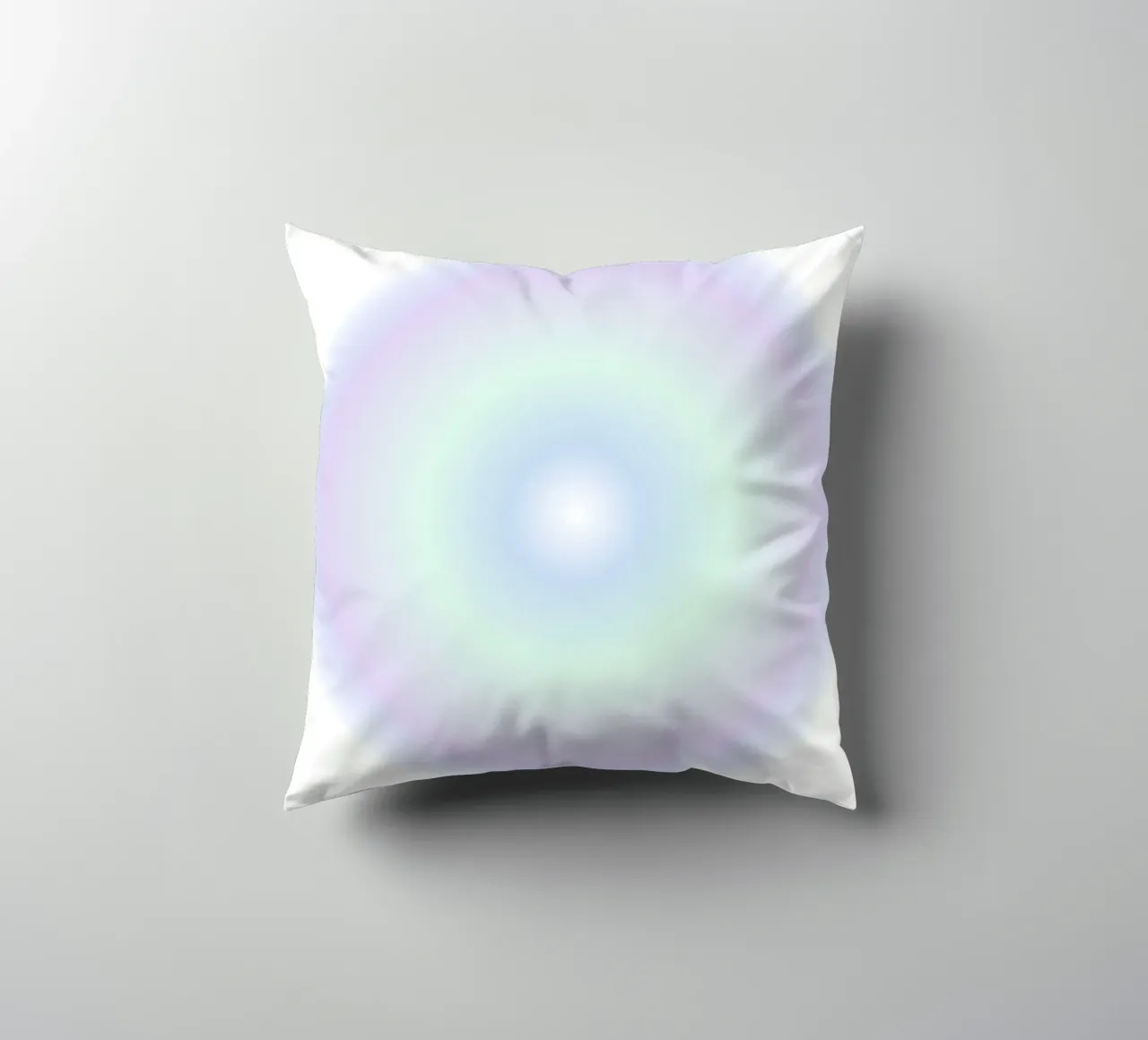 Angelo numero 222, Equilibrio, Stampa aura, Gradiente, Aura blu cuscino da Dreamscape