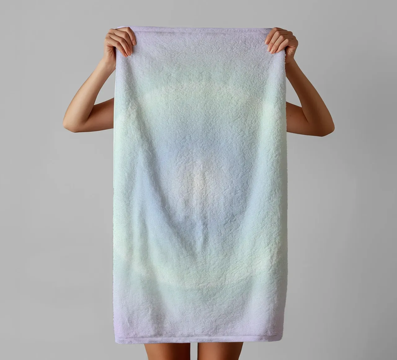 Aura Print, Gradient Wall Art, Manifest, Intuition Print towel by Dreamscape