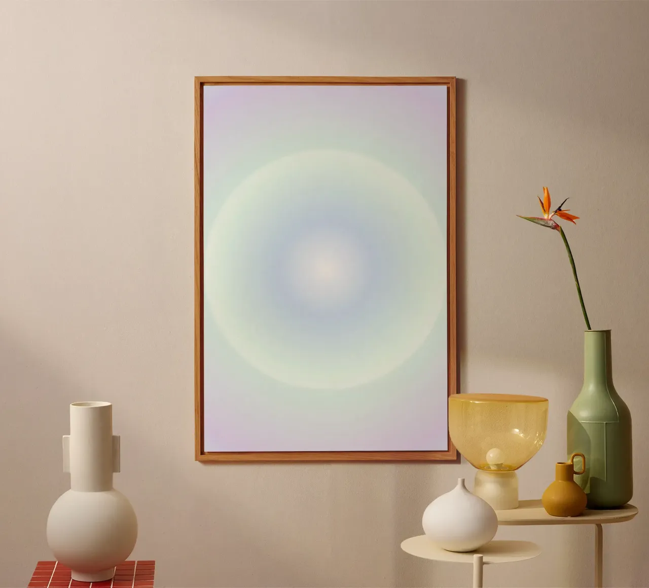 Aura Print, Gradient Wall Art, Manifest, Intuition Print alu-dibond by Dreamscape