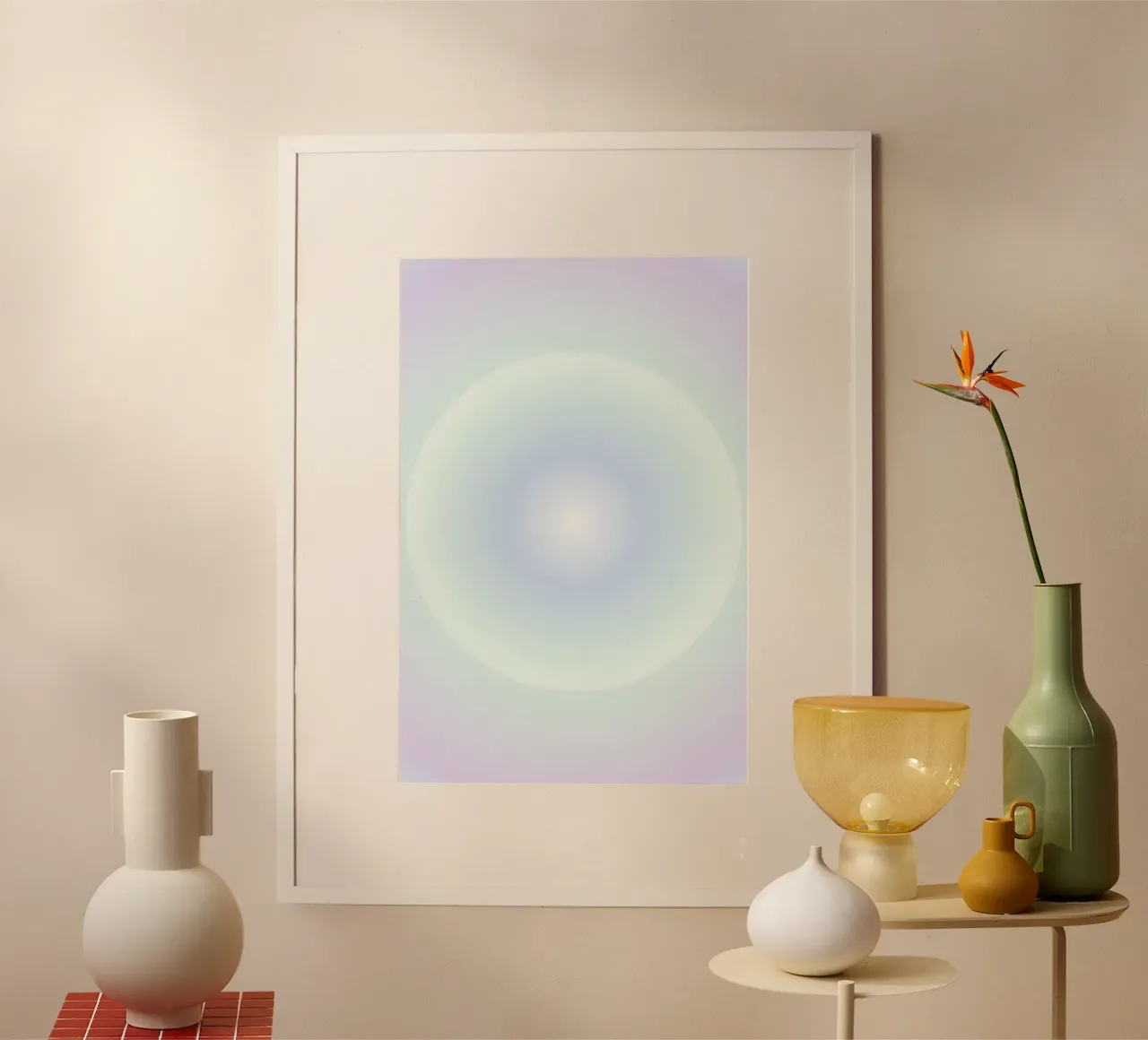 Aura Print, Gradient Wall Art, Manifest, Intuition Print hahnemühle de Dreamscape