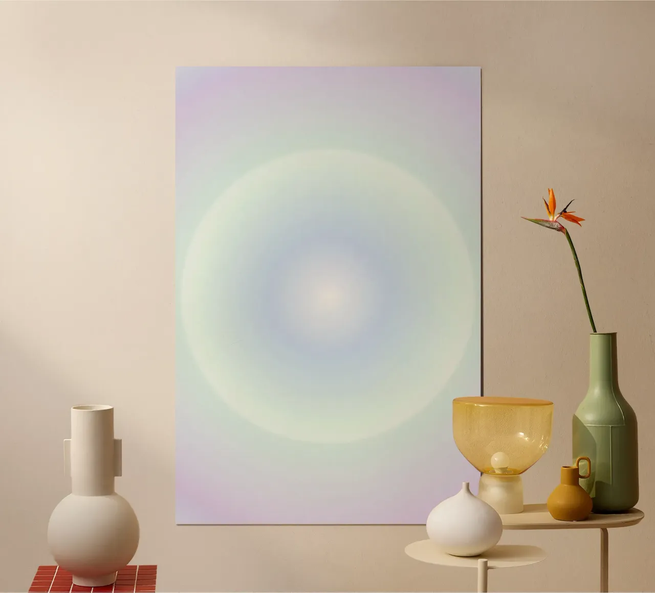 Aura Print, Gradient Wall Art, Manifest, Intuition Print hahnemühle de Dreamscape
