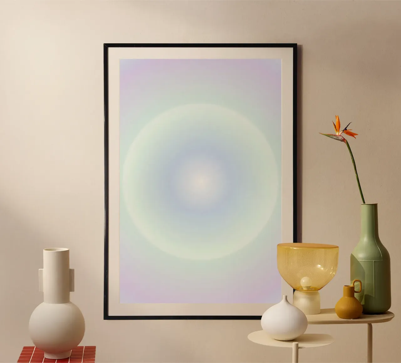 Aura Print, Gradient Wall Art, Manifest, Intuition Print hahnemühle de Dreamscape
