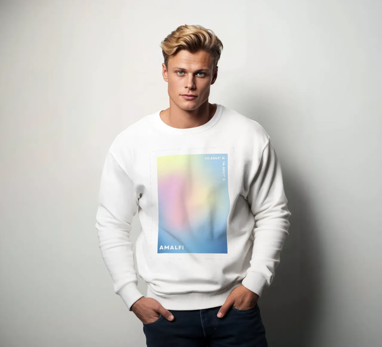Aura Print, Gradient Wall Art, Póster Aura sudadera de Dreamscape
