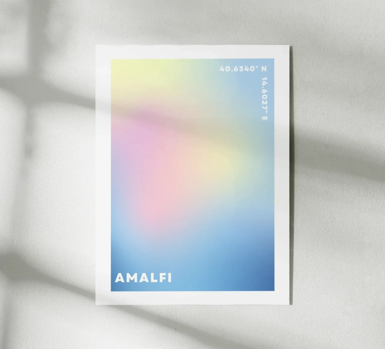 Aura Print, Verloop Muurkunst, Aura Poster acryl van Dreamscape