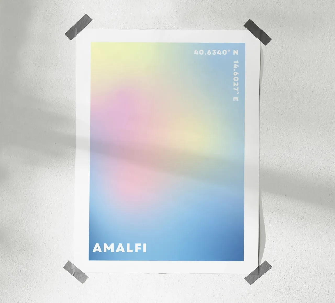 Aura Print, Gradient Wall Art, Póster Aura hahnemühle de Dreamscape