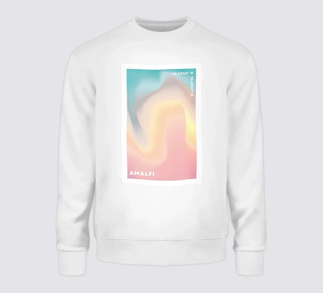 Stampa Aura, Gradiente, Aura da spiaggia felpa da Dreamscape